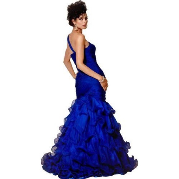 Jovani Prom Gown White 158934 - Picture 2 of 6